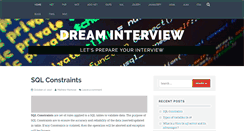 Desktop Screenshot of dreaminterview.com