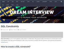 Tablet Screenshot of dreaminterview.com